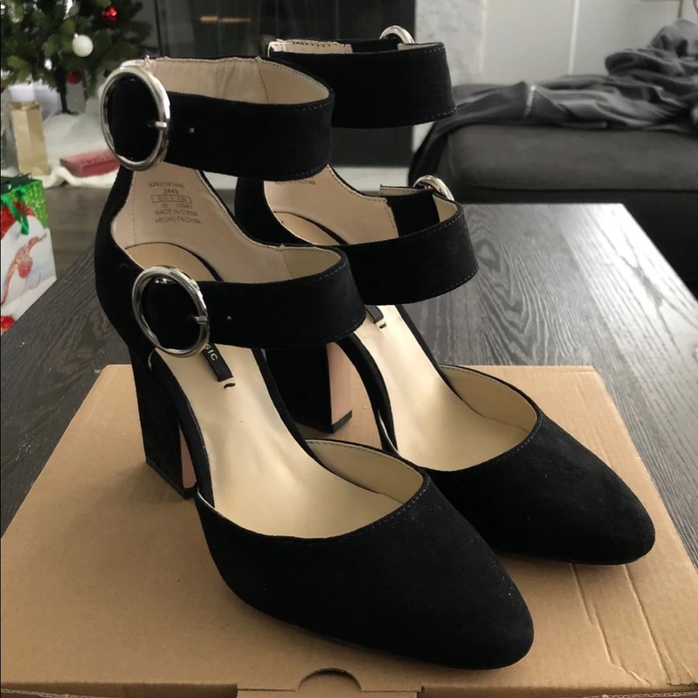 Zara Pumps Block Heels 5